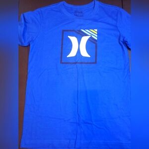 Boys Hurley Blue Short Sleeve Tee Size Large